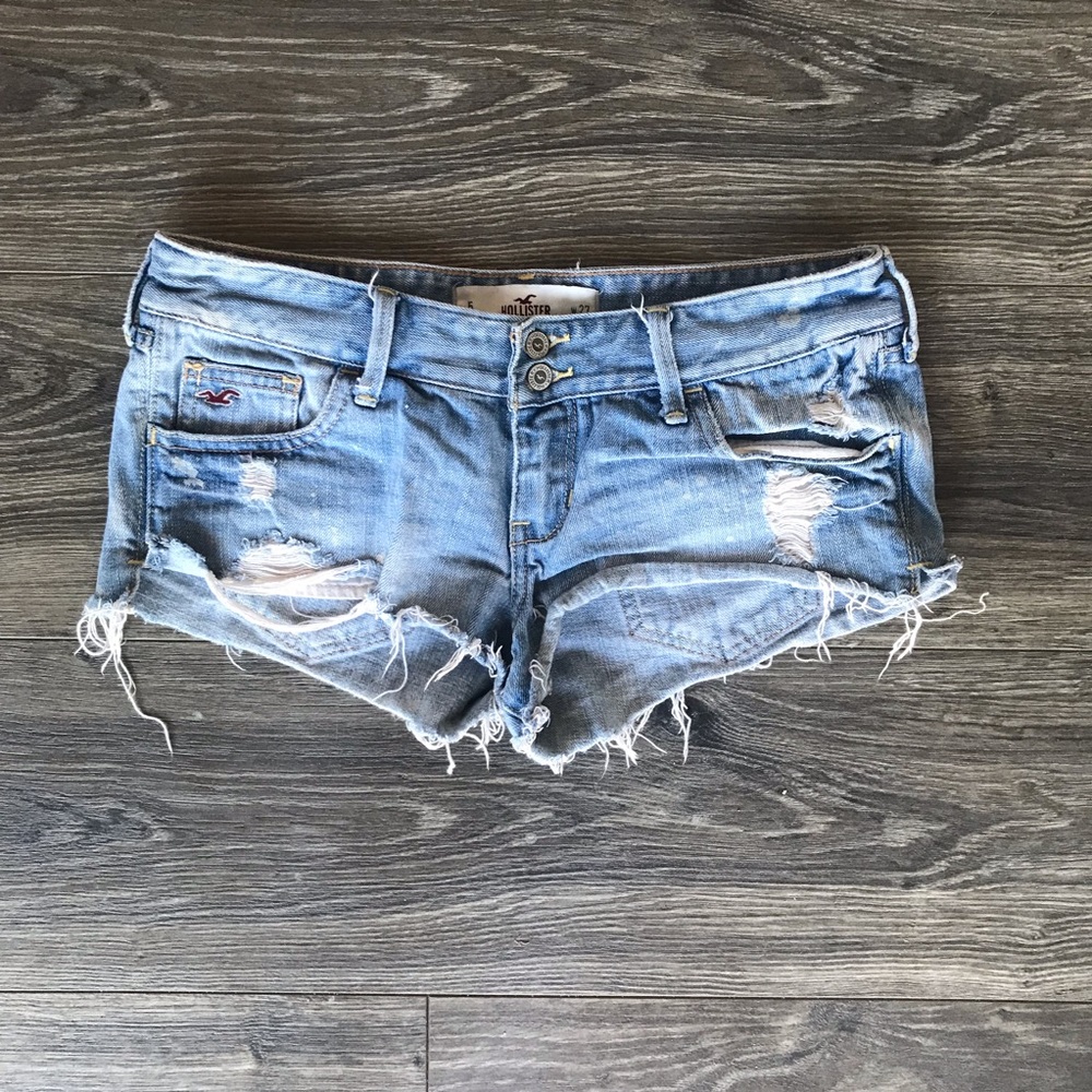 Hollister jean shorts